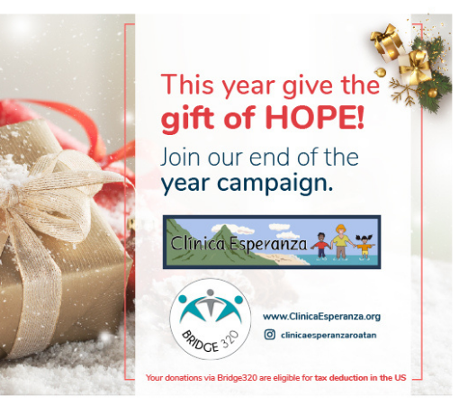 Give the Gift of hope campaign, Clinica Esperanza